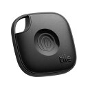 Life360 Tile Mate スタンダードモデル ブラック/スマートトラッカー/スマートタグ/紛失防止タグ/置き忘れ防止/3年間電池交換不要/音を鳴らして場所をお知らせ/長距離接続/防水機能/Bluetooth接続範囲外でも探せる/小型/iOSとAndroidの両方に対応/カギやバッグに