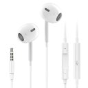 音質強化モデル·2025改良型 イヤホン 有線イヤホン 3.5mmジャック 重低音 HIFI音質 マイク付き ノイズキャンセリング 通話可能 クリア通話 ヘッドホン 通勤/会議/仕事/ゲームに最適 全ての3.5mmインターフェース機器に対応できます