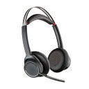 Poly(旧モデル) ワイヤレスヘッドセット Voyager Focus UC B825-M Microsoft Teams対応 充電スタンド/Bluetoothドングル付属 ワイヤレスヘッドセット アクティブノイズキャンセリング搭載