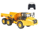 ダイキャストマスター 1/24 電動RC建機シリーズ キャタピラー CAT 745 アーティキュレートダンプトラック ライト&サウンドギミック搭載ver.