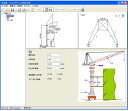 ■商品説明 本プログラムは、クライミングクレーンの設計計算を行うプログラムです。応力照査を行う部位は、タワー、タワー支え、ベース、ベースステーです。ジブ（ブーム）、旋回体などは、荷重としてタワー天端に作用させます。クライミングクレーンPlanning百科　平成18年12月発行改訂版　（社）日本建設機械化協会を参考文献として製品化しています。 ■動作環境 OS：Windows Vista / 7 / 8 CPU：Pentium 133MHz以上（推奨PentiumII　300MHz以上） 必要メモリ(OSも含む）：128MB以上推奨 必要ディスク容量：約13MB以上（インストール時及び実行時含む） ディスプレイ（画面解像度）：1024×768以上 入力データ拡張子：F6C ファイル出力：データベース：cdb F8出力編集ツール対応：TXT、HTM、 PPF、DOC、 DOCX、PDF、 JTD、JTDC