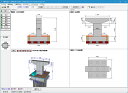 ■商品説明本製品はサブスクリプションライセンス製品となります。 部分係数設計法による単柱式 RC 橋脚の設計計算、図面作成プログラム。ストライプ H を主鋼材とした REED 工法も標準機能として使用可能です。 公益社団法人 日本道路協会より平成 29年 11月に発刊された道路橋示方書・同解説を参考に、はり、柱、フーチング部材の耐荷性能の照査及び耐久性能の照査、直接基礎の安定照査を行うことが可能です。 直接基礎以外の基礎形式（杭基礎・深礎基礎・ケーソン基礎等）については、リアルタイム連動・ファイル連携により照査可能です。 図面作成では、一般図から配筋図、組立図、加工図、鉄筋表などの図面を一括生成し、簡易編集、SXF、DXF、DWGなどの 2次元図面出力、および、3D配筋生成機能（躯体・鉄筋の 3D 配筋自動生成機能）による 3Dモデル（IFC、ALLPLAN、DWG、DXF、3DS）出力が可能です。 Engineer's Studio®データファイル出力に対応しています。 ■動作環境 OS：Windows 10 / 11 CPU：Intel Coreシリーズおよび完全互換のあるCPU 必要メモリ(OSも含む）：OSのシステム要件を満たし、問題なく動作する環境 必要ディスク容量：32bit：約420MB以上必要（推奨450MB） 64bit：約670MB以上必要（推奨700MB） ディスプレイ（画面解像度）：1024×768以上 入力データ拡張子：PFI ファイル出力：HTML、3DS、VRML、PDF、PSX、SFC、P21、DWG、DXF、JWW、JWC、TSD、XPR 　F8出力編集ツール対応：TXT、HTM、PPF、DOC、DOCX、XLSX、XLS、PDF、JTD、JTDC 他製品との連動： ＜連動＞ 基礎の設計・3D配筋(部分係数法・H29道示対応)、深礎フレームの設計・3D配筋(部分係数法・H29道示対応) ＜保存＞ Engineer's Studio®データ 【販売】株式会社フォーラムエイト（FORUM8）