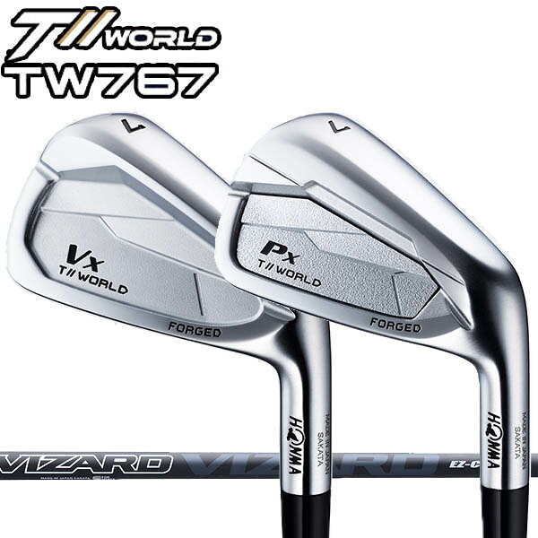 Rakuten - ホンマゴルフ TW767 アイアン767Vx/767Px 5本セット(#6〜PW) [VIZARD EZ-C] ヴィザード EZCカーボンシャフトHONMA T//WORLD TOUR WORLD ツアーワールド 767本間ゴルフ