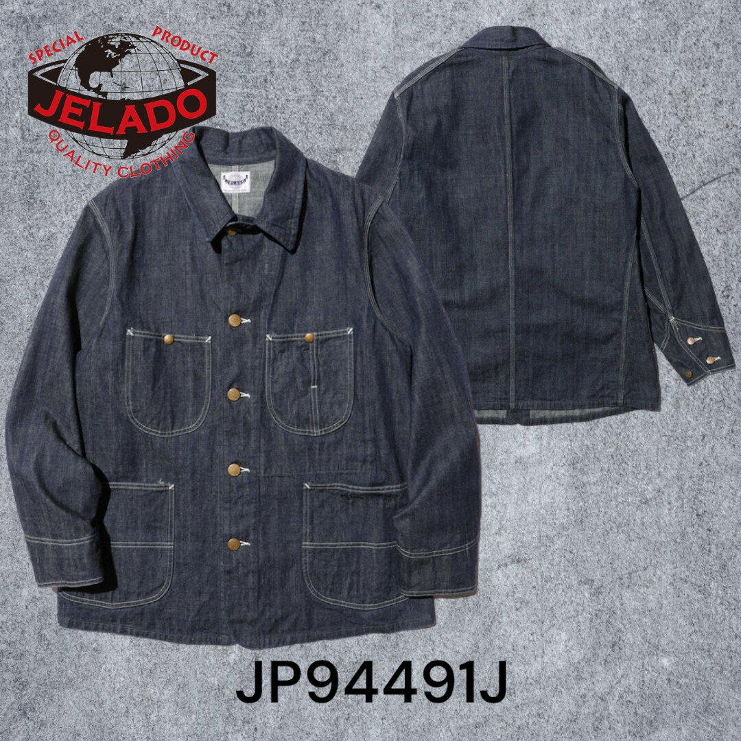 JELADO 顼 491J Coverall JP94491J 10.5oz ǥ˥ॸ㥱å  ơ ̵LASTRESORT DENIM