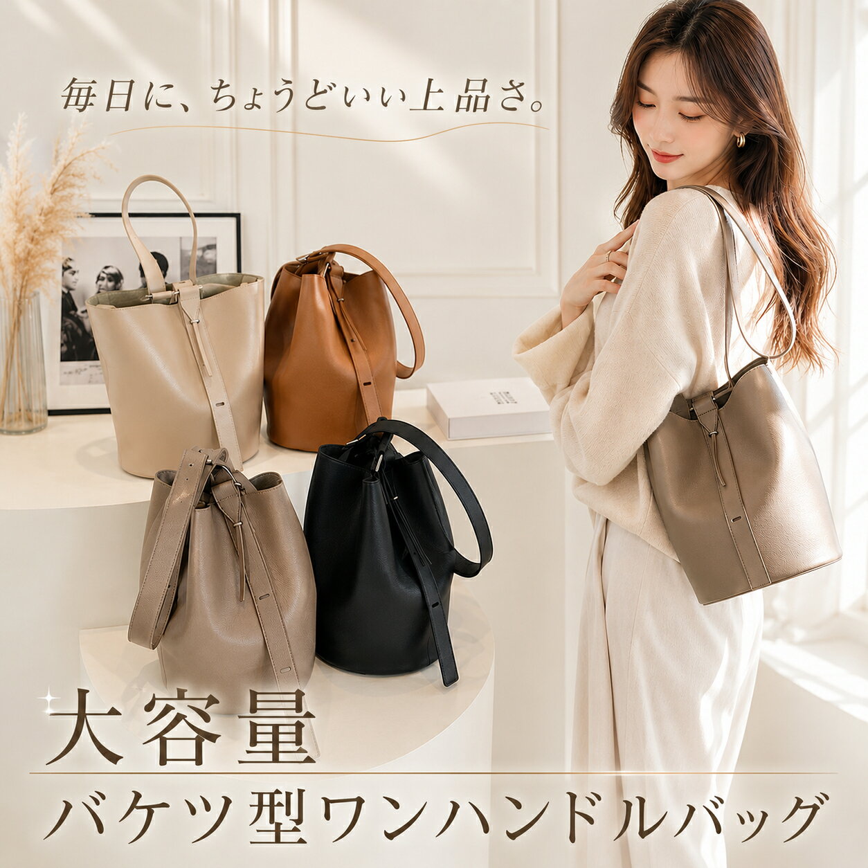 楽天市場】バケツ型 バッグ（斜め掛/肩掛（ショルダーバッグ）斜め掛け
