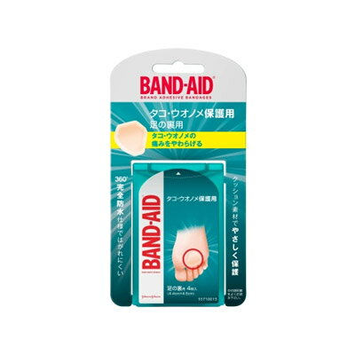 バンドエイド　クッションズフォー　タコウオノメ保護足の裏用　4枚　【医薬部外品】　4901730027335(4)