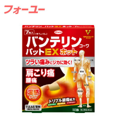 【第2類医薬品】(税制対象)バンテリンコーワパットEXホット 7枚 4987067329601