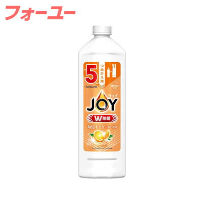 除菌ジョイ　コンパクト　食器用洗剤　オレンジ　詰替用　特大　670ml　4987176118783