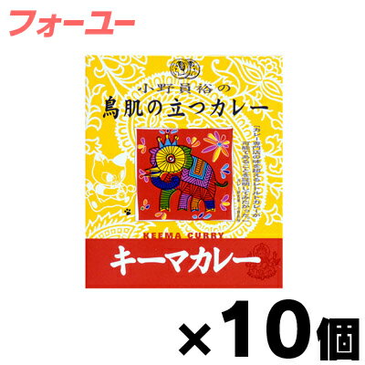 MCC食品 小野員裕の鳥肌の立つカレー 「キーマカレー」 200g×10個 4901012042391 10