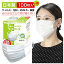 ＼10 OFF／ 【365日発送】 マスク 不織布 日本製 100枚 送料無料 国産 使い捨て 徳用 エアーマスク 不織布マスク 耳痛くない 春 夏 秋 冬 オールシーズン 3AIR エレネ