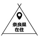 奈良県 カッティング ステッカー シール 県外ナンバー 在住 イタズラ防止 防水 車