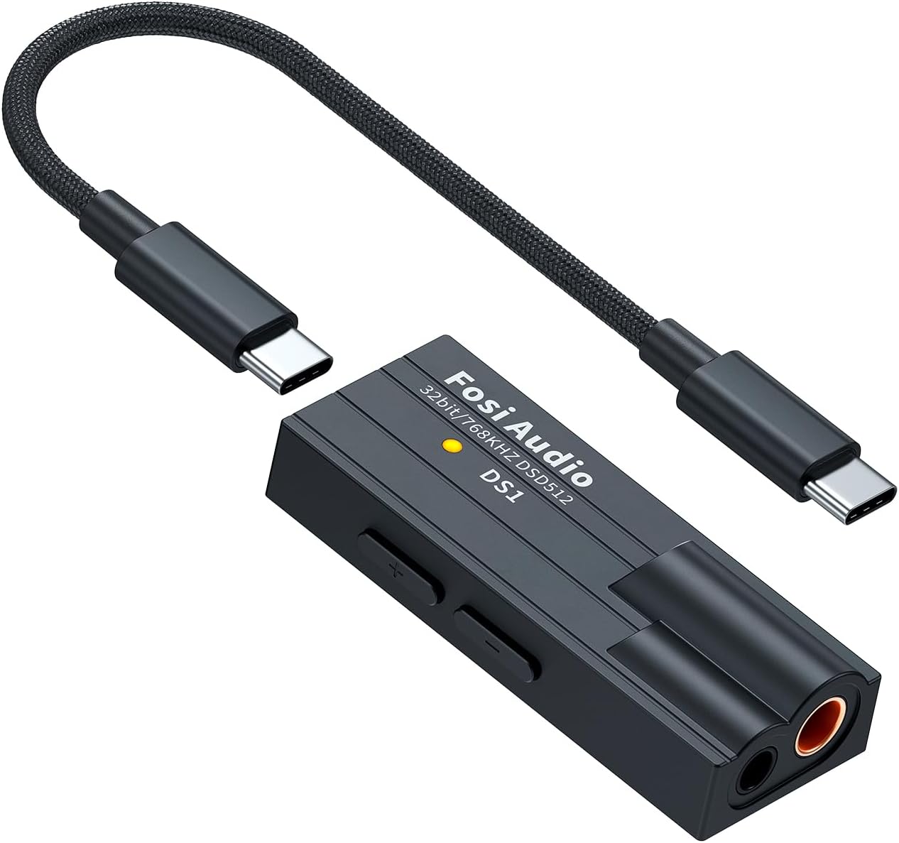 【スーパーSALE限定！15%オフ】Fosi Audio DS1 ヘッドホンアンプ DAC アンプ USB DAC Hi-Res対応 小型 ポータブル 高音質 外付けDAC スマホ PC 音楽 ゲーム オーディオ ミニ アンプ 3.5mmジャック UAC対応 USBオーディオ ノイズ低減 イヤホン対応 USB接続 プラグアンドプレイ