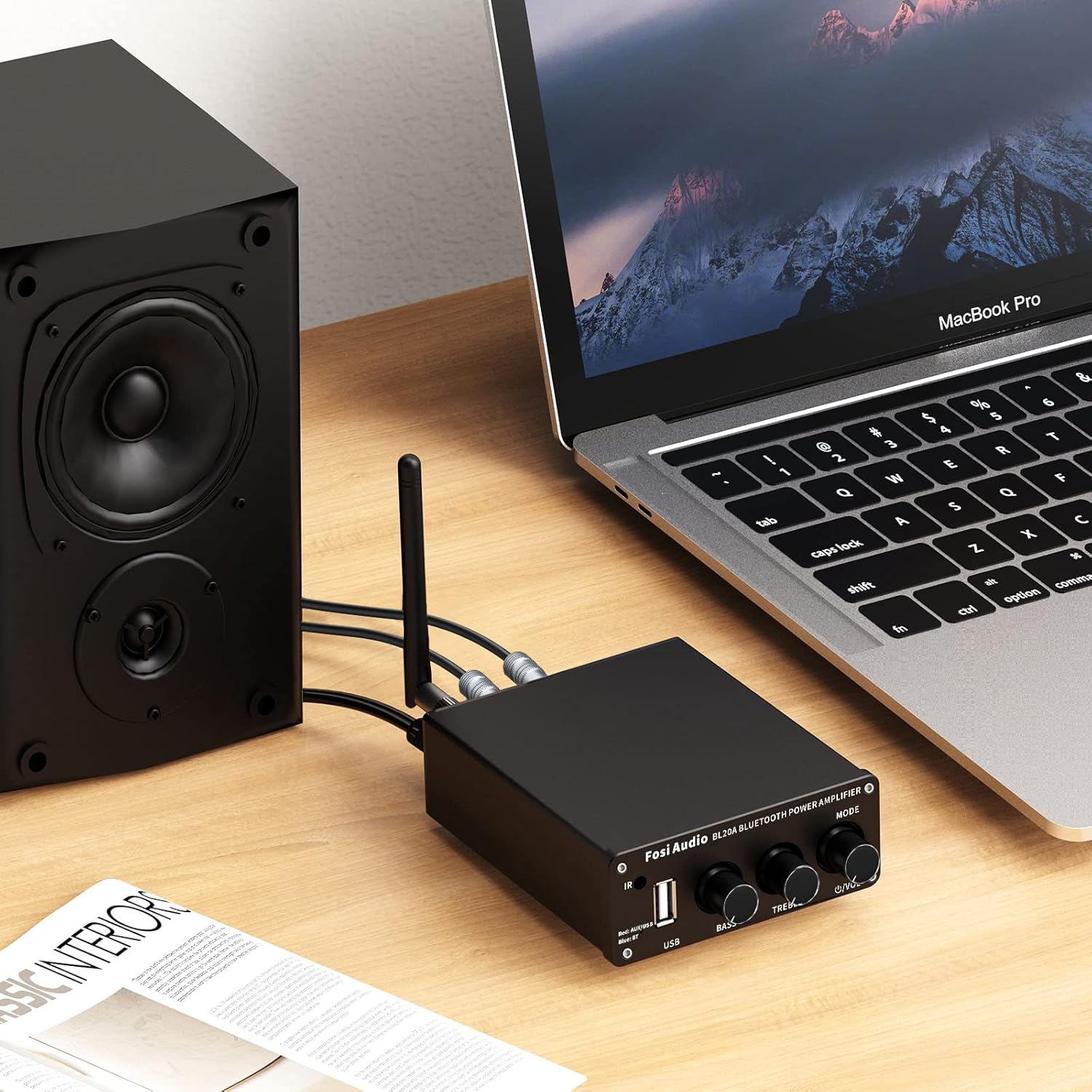 【 Fosi Audio BL20A パワーアンプ 2.1ch TPA3116チップ搭載 】 コンパクト オーディオアンプ 小型 ステレオアンプ 小型アンプ スピーカー アンプ ブルートゥース アンプ 小型 ミニアンプ デジタルアンプ パワーアンプ bluetooth アンプ スピーカー リモコン付き 音量調整 fosiaudio-10000025 Fosi Audio サンプル画像2