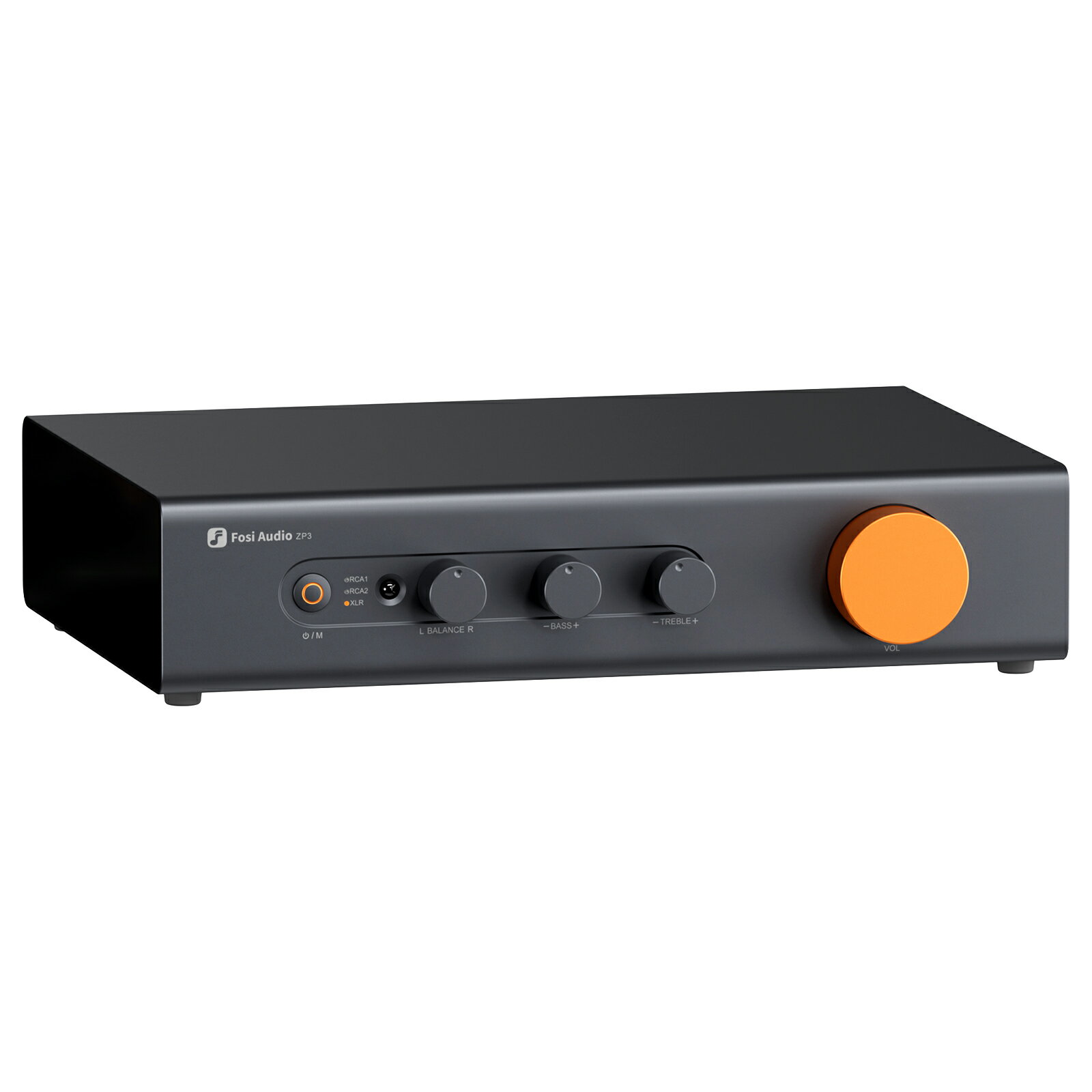 Rakuten - Fosi Audio ZP3 バランスプリアンプ 2 RCA入力および1 XLR入力 RCA/XLR出力 サブ出力 2チャンネルステレオおよび2.1システム用プリアンプ ホームオーディオ用 HPFハイパスフィルターおよびトーンコントロール付きプリアンプ 日本語説明書