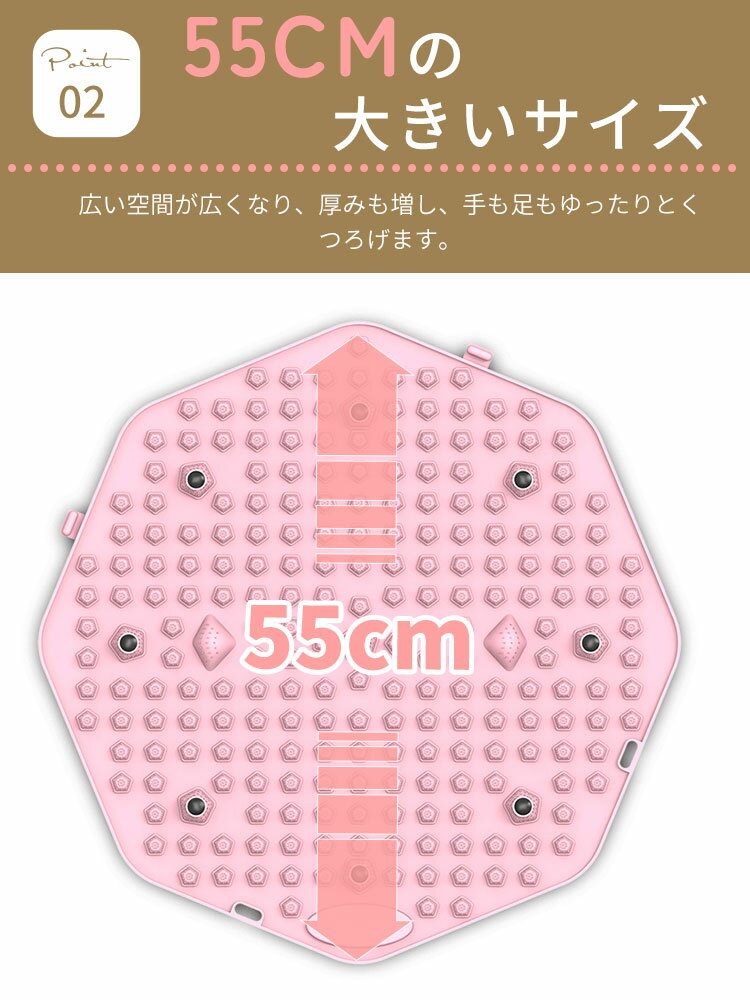 Glowcart楽天市場店の足ツボマット 足ツボ押し ダイエット 足つぼマット 効果 9個磁石 足のむくみ 冷え 解消 4000突起 マッサージマット フットマッサージマット 足裏マッサージ 刺激 足踏み ツボ押しマット フットマッサージャーマット 指圧ボードマット 疲労軽減｜アングル3