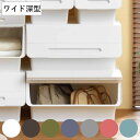 収納ボックス 前開き フロックワイド30 深型 幅57×奥行46×高さ31cm 4段階ストッパー ( 収納ケース 収納 おもちゃ箱 プラスチック フタ付き スタックボックス ストッカー 衣装ケース 衣類収納 収納箱 ストッカー )