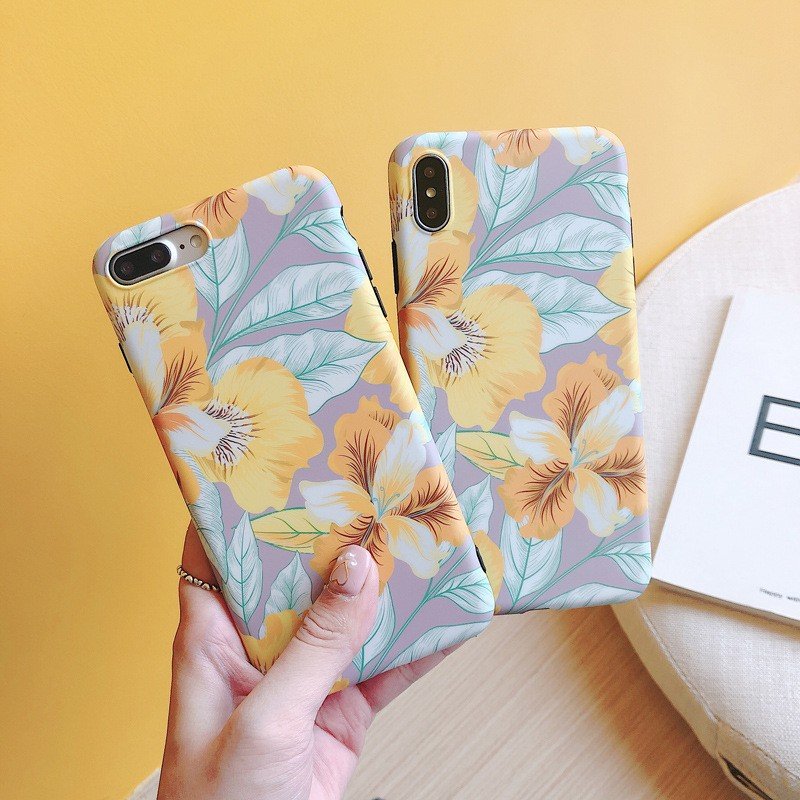 樂天商城 - 【12日限定！LINE登録で全品10%OFF☆】 iPhone11 ケース iPhone se ケース iPhone XR XS 11Pro Max iPhone8 ケース かわいい グレージュ 花 イエロー おしゃれ ファッション