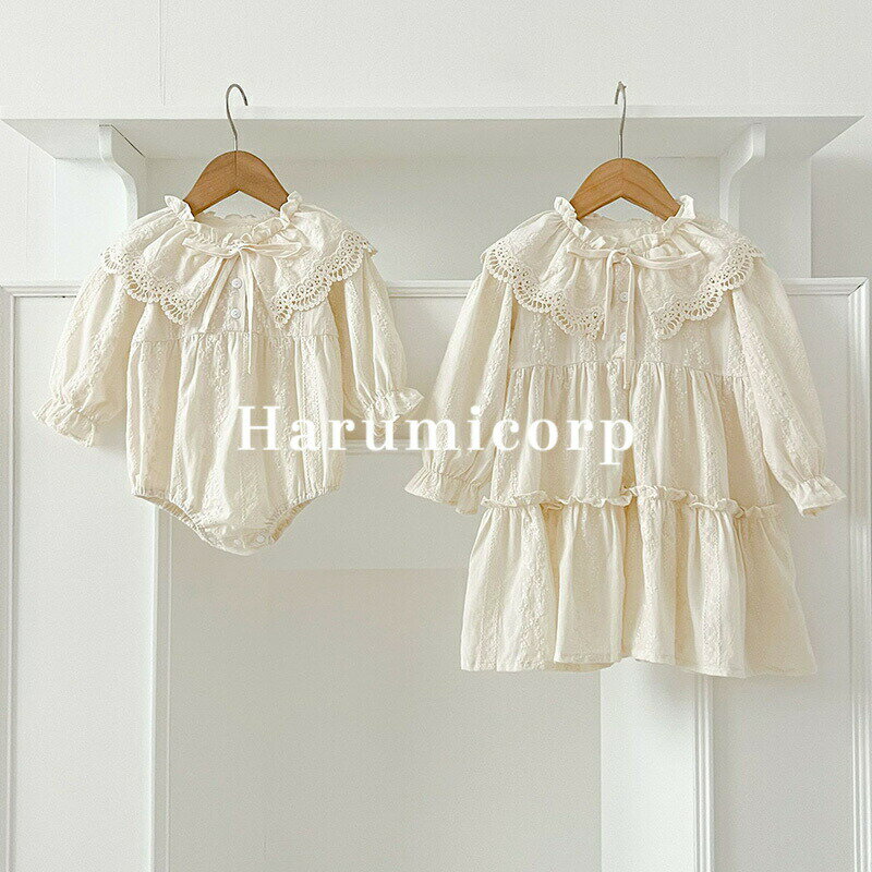 樂天商城 - ロンパース ベビー ワンピース キッズ 長袖 ベビー服 姉妹 双子 子供服 春秋 カバーオール キッズ 綿 女の子 セレモニードレス 花柄 退院着 新生児 赤ちゃん 出産祝い ギフト 66cm 73cm 80cm 90cm 100cm 110cm 120cm 130cm ボディースーツ おしゃれ 可愛い シンプル お出かけ