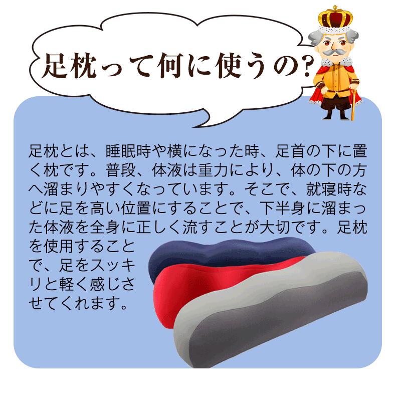 足枕 フットレスト 足まくら フットピロー 足置き むくみ 疲れ解消 足楽まくら ク...