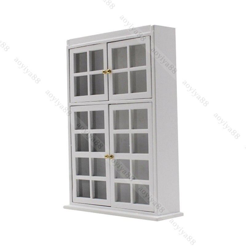 1/12 DOLLHOUSE ミニチュア 白 タンス ミニ家具 モデル 人形用 タンス ドア開ける 面白い 可愛い ドールハウス