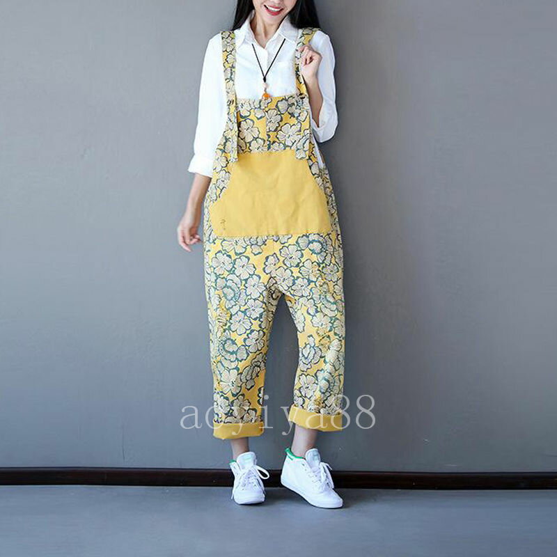 サロペット デニム ショート丈 パンツ レディース オーバーオール つなぎ ダメージ オールインワン サスペンダー 夏 レトロ ワイドレッグ ジャンプ スーツ ブラック