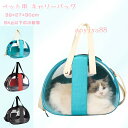 ペット用 キャリーバッグ 肩掛け EVA素材 小動物 小型犬 猫 顔出し 通気性良い 折りたたみ可能 散歩