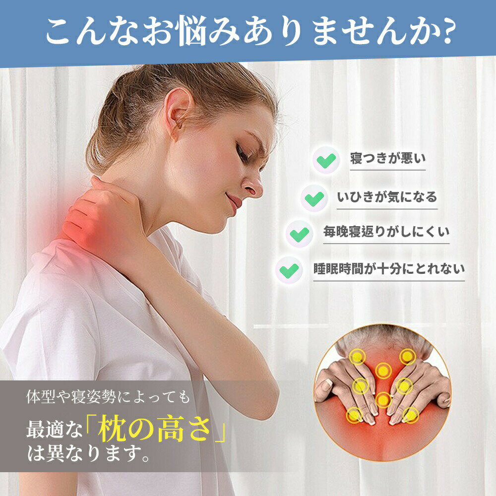 枕 低反発枕 まくらストレートネック 夢枕 超快適ハイテク頚椎牽引ケア枕 40*60cm 頸椎サポート 快眠 枕 肩こり 快眠枕 肩こり 首こり 低反発肩サポート 体圧分散 ストレートネック サポート枕 いびき防止 通気性 首が痛くならない 寝返り防止 安眠 2