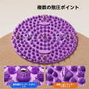 ジョギング指押さえ板足裏マッサージマット足裏足底駅マット家庭用ジョギングマット円形拡大指押さえ板(4)