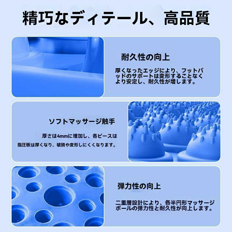 ジョギング指押さえ板足裏マッサージマット足裏足底駅マット家庭用ジョギングマット円形拡大指押さえ板 3
