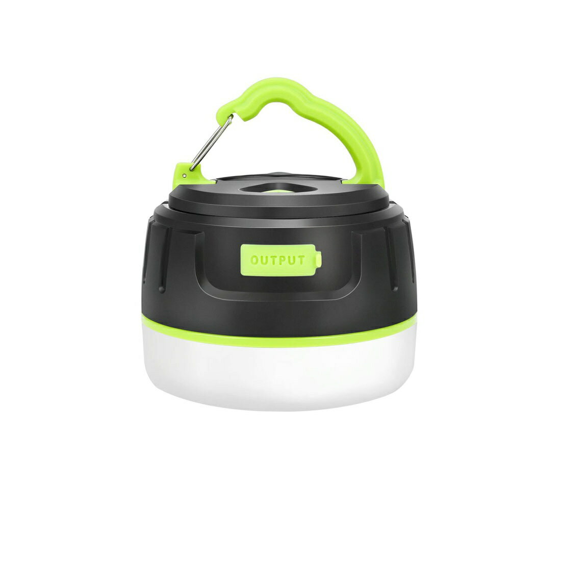 LEDランタン USB充電式 モバイルバッテリー IP65 防水&防塵 電球色 5つ調光モード マグネット式 アウト..