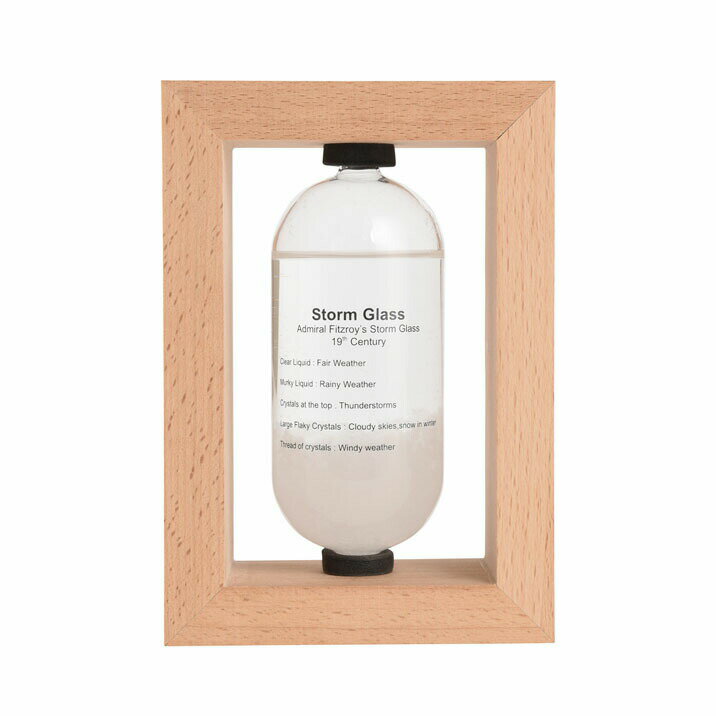 ストームグラス 気象予報計 天気予測 観賞用インテリア 温湿度 液体と結晶の変化 おしゃれ シンプル インテリアオブジェ [2]