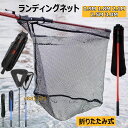 玉網 たも網 ランディングネット 折りたたみ式 0.9/1.8/2.1/2.5/3.0M タモ網 伸縮式 釣りネット すくい網 軽量 防錆素材 ラバーネット 多...