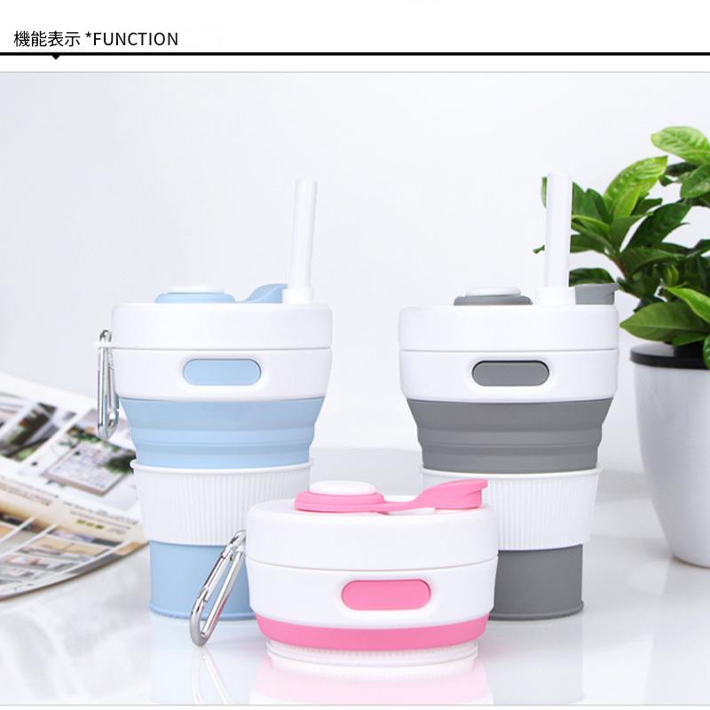 携帯用コップ コップ 割れない 収納 折り畳みコップ 携帯用折り畳みコップ 防災グッズ うがい こっぷ 洗面 トラベル 大人用 たためる携帯うがいコップ タンブラー 400-500ml 3