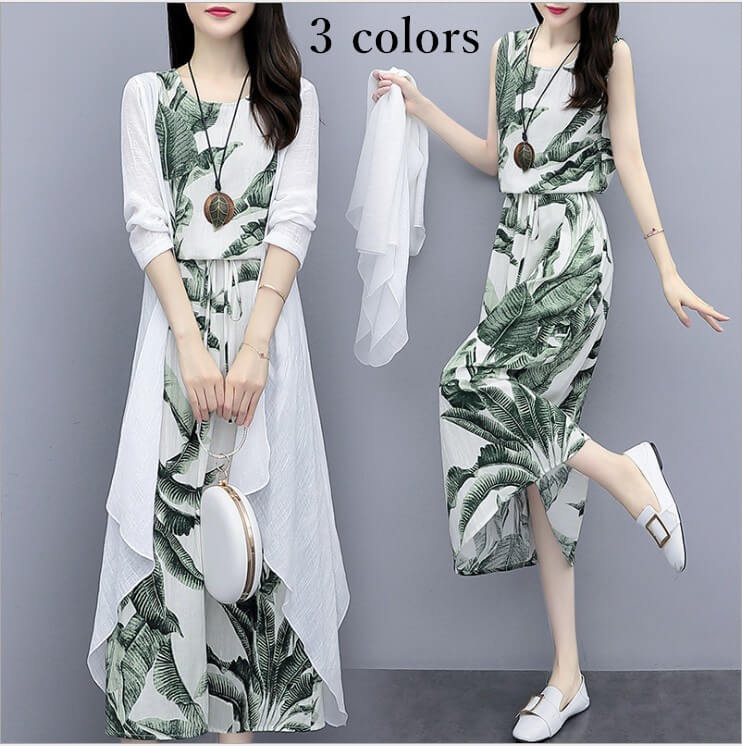 き 上品 大人 麻 綿麻 リネン コットン リゾート プリント ロング マキシワンピース ロングワンピース レディース セットアップ