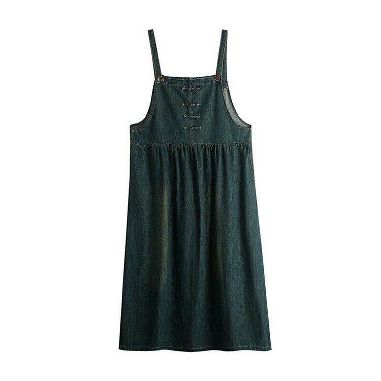 デニムジャンパースカート デニムワンピース レディース 秋冬 オーバーオール ロングワンピース デニムベスト 秋 ワンピース 大きいサイズ ミモレ丈 ゆったり 体型カバー 大人女子 ゆるシルエット 春秋 カジュアル レトロ 森ガール 大人可愛い 送料無料