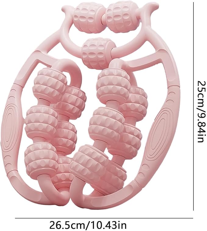 Glowcart楽天市場店の筋肉マッサージローラー 脚用マッサージローラー 多機能リング 15 ローラーヨガフィット ネス装置 マッサージャー レッグマッサージャー 男性 女性 脚美容装置 ふくらはぎ ストレッチャー 前腕 肘 手 腕のマッサージツール｜アングル3