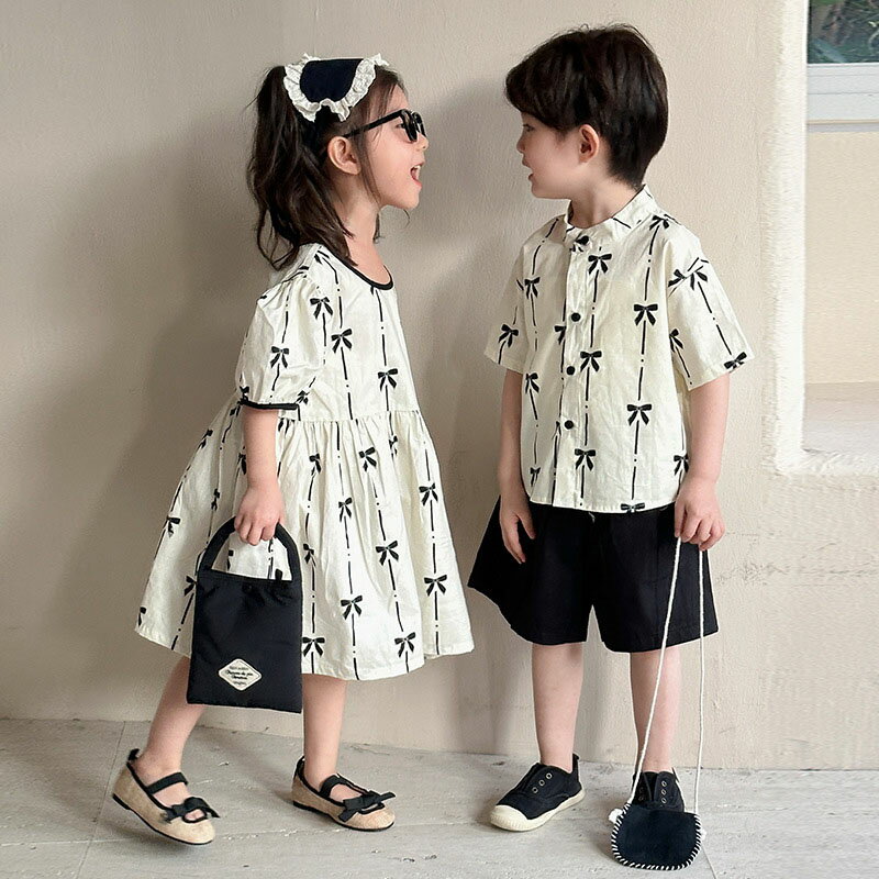 【8%OFFクーポン】セットアップ キッズ ベビー服 春 夏 ワンピース 半袖 女の子 兄妹 服 上下セット 男の子 シャツ 綿 ハーフパンツ 子供服 ジュニア 赤ちゃん ダンス衣装 ヒップホップ おしゃれ 可愛い 入学 入園 幼稚園 小学生 80 90 100cm 110cm 120cm 130cm 140cm 150cm