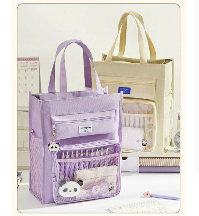 レッスンバッグ 大きめ 撥水 ファスナー 手提げバッグ おけいこバッグ お昼寝布団バッグ トートバッグ ..