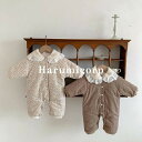 ロンパース 女の子 男の子 冬 ベビー服 新生児 カバーオール キッズ 防寒 綿入り 長袖 前開き コート アウター 赤ちゃん 幼児 女児 男児 おしゃれ 可愛...