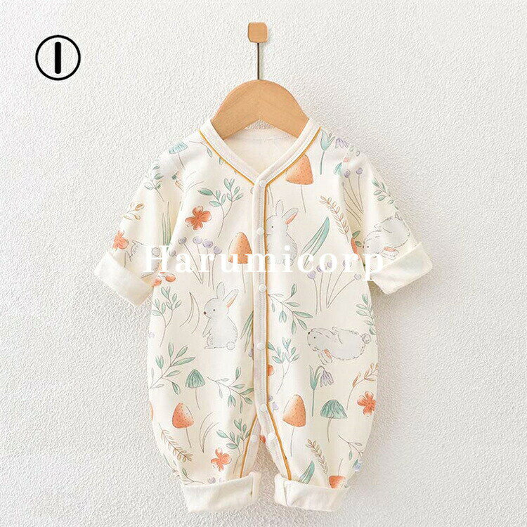 【6%OFFクーポン】6色 ロンパース 長袖 ベビー服 女の子 男の子 カバーオール キッズ 綿 コットン 子供服 新生児 赤ちゃん おしゃれ 可愛い 66 73 80 90cm 子ども服 ルームウェア 部屋着 パジャマ 出産お祝い プレゼント 入園 保育園 幼稚園 春秋冬 お出かけ 送料無料 2