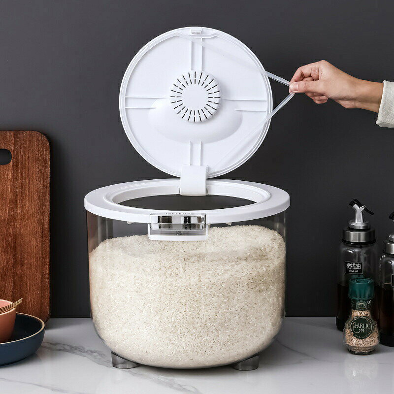 密閉米びつ ふた付き 収納ジャー 5KG/10KG 収納ジャー セット 気密 収納容器 キッチン 収納容器 残量見える 計量 密閉 キッチン収納 保存容器 小麦粉 コーヒー豆 台所保存 穀物収納