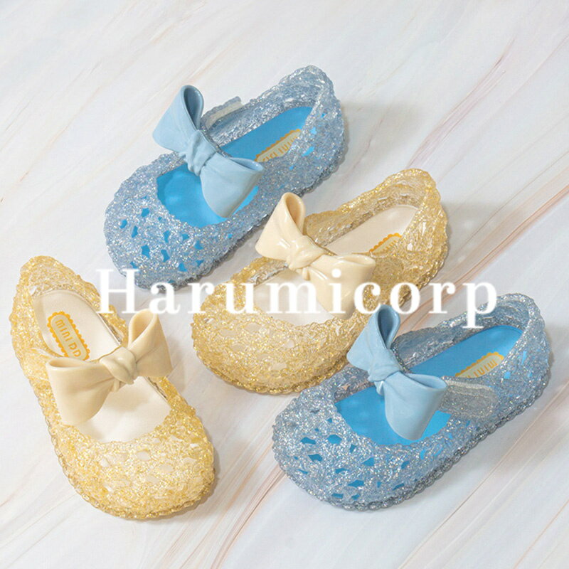 子供 靴 サンダル キッズ 女の子 夏PVC 子ども靴 ジュニア キッズ靴蝶結び ベビー靴 ビーチサンダル パ..