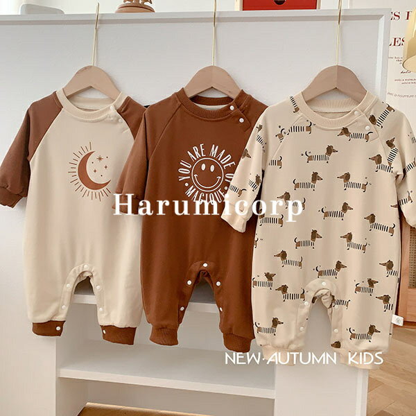 樂天商城 - ロンパース 長袖 ベビー服 女の子 男の子 カバーオール キッズ 綿 コットン 子供服 新生児 赤ちゃん おしゃれ 可愛い 66 73 80 90cm 子ども服 オールインワン ルームウェア 部屋着 パジャマ 出産お祝い プレゼント 誕生日 入園 保育園 幼稚園 春 夏 秋 冬 お出かけ