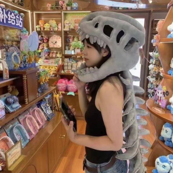 ハロウィン リアル 恐竜 スケルトン コスチューム セット ティラノサウルス 着ぐるみ 3Dスカルマスク付..