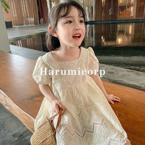 Rakuten - 子供服 ワンピース キッズ 女の子 夏 韓国子供服 半袖ワンピース フレアワンピース 子ども服 ベビー服 ジュニア キッズワンピース 子供ワンピース 子供ドレス 七五三 誕生日 結婚式 女の子ワンピース おしゃれ 可愛い お姫様 通学 通園 学生 シンプル カジュアル 新品 140cm