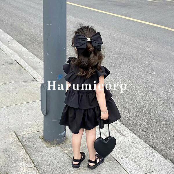 【6%ОFFクーポン】子供服 ワンピース 女の子 キッズ 子供 ノースリーブ フリル ベビー服 子供ドレス 卒園式 ピアノ 発表会 卒業式 おしゃれ 可愛い 七五三 結婚式 入学 入園 韓国子ども服 春夏 誕生日 プレゼント お姫様 プリンセス シンプル 140cm 130 120 110 100 90
