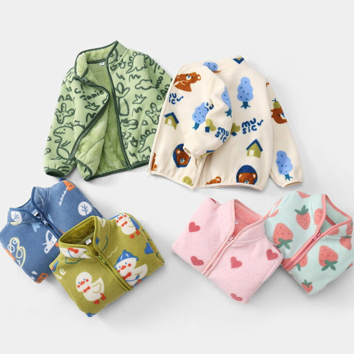 樂天商城 - 【10%OFFクーポン】ボアコート キッズ 裏起毛 ベビー服 アウター キッズ ジャンパー 防寒 男の子 女の子 冬服 韓国子供服 オーバー ジャケット 子供服 トップス 長袖 暖かい 防寒 軽量 ジュニア ベビー 赤ちゃん 幼稚園 小学生 入園 入学 140cm 130cm 120cm 110cm 100cm 90cm