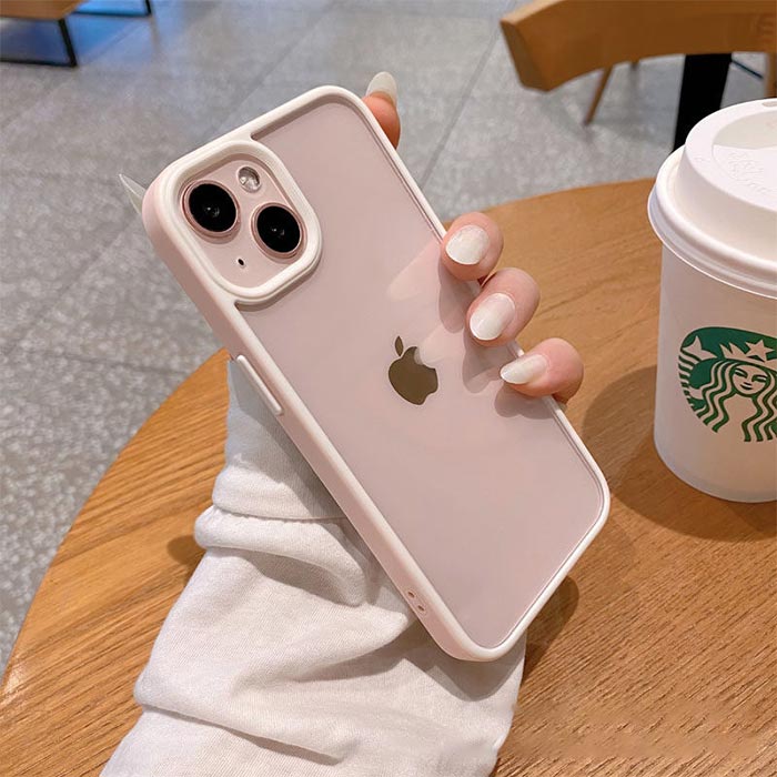 Rakuten - iPhone15ケース 全機種対応 iPhone 14 13 15 12 mini ケース アイフォンケース iPhone12 12Pro iPhone11 ピンク クリアケース スマホ保護 縁取り おしゃれ 韓国 ins iPhone X XS Max iPhone XR iPhone 11 Pro Max シリコン
