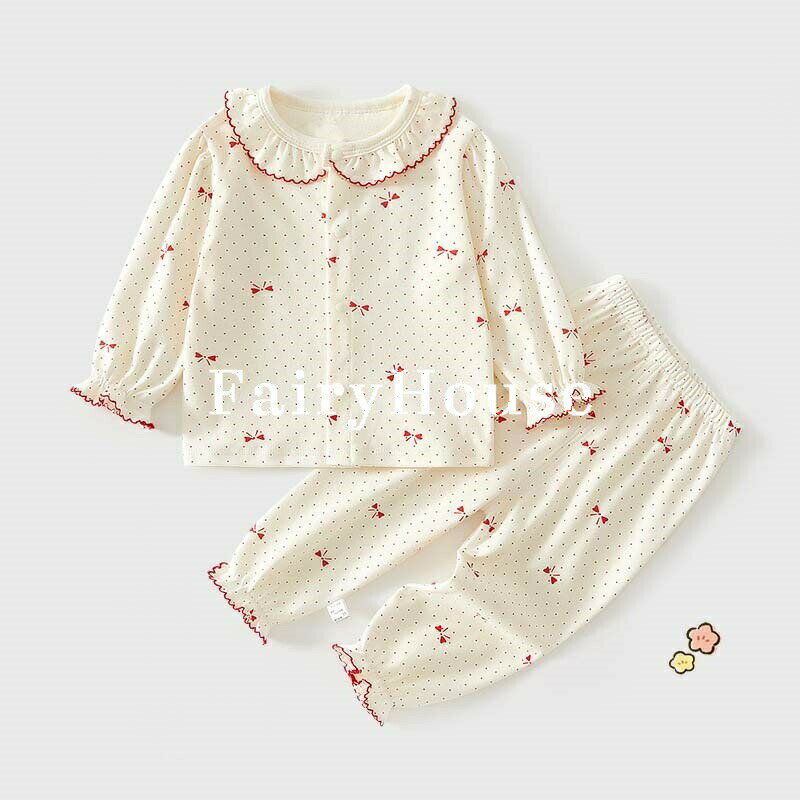 ルームウエア ベビー キッズ ベビー服 上下セット 女の子 男の子 パジャマ セットアップ 春 秋 冬 子供服 トップス 長袖 ルームパンツ 73cm 80cm 90cm 100cm 部屋着 綿 コットン100％ ナチュラル かわいい おしゃれ シンプル 誕生日 プレゼント(4.0)