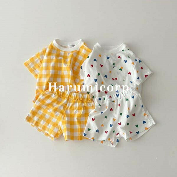 Rakuten - 【6%OFFクーポン】セットアップ キッズ ベビー服 女の子 男の子 子供服 tシャツ 半袖 ショートパンツ おしゃれ 可愛い ルームウェア 赤ちゃん 新生児 部屋着 パジャマ 春 夏 誕生日 出産お祝い プレゼント 入園 入学 保育園 幼稚園 73 80 90 100 110 120cm 1歳 2歳 3歳